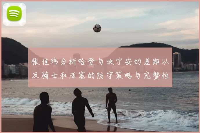 张佳玮分析哈登与坎宁安的差距以及骑士和活塞的防守策略与完整性